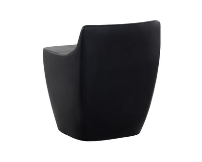 NAHLA LEDGER STOOL - BLACK