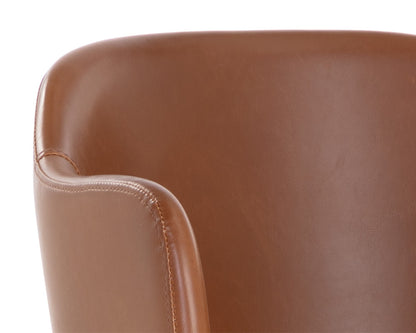 NAHLA HENSLEY ADJUSTABLE STOOL - HAZELNUT