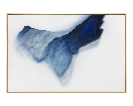 NAHLA COOL EMBRACE - 60" X 40" - GOLD FLOATER FRAME