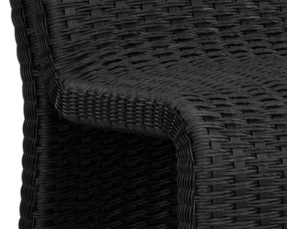 NAHLA EDESSA DINING CHAIR - BLACK