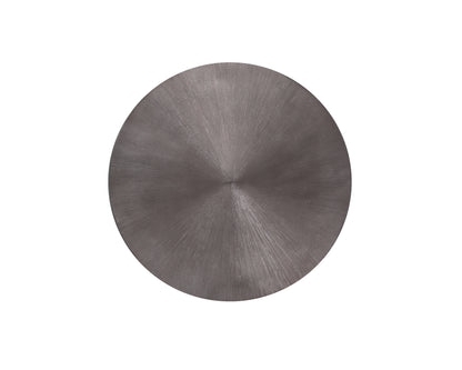 NAHLA CREED END TABLE - GUNMETAL