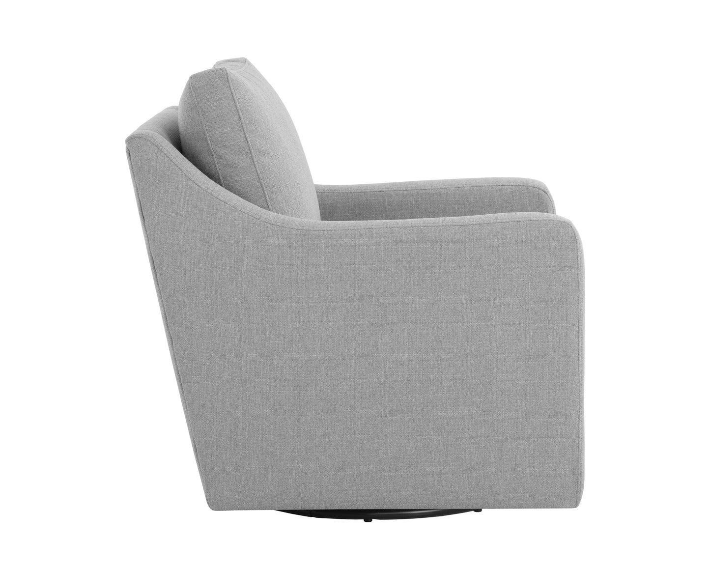 NAHLA BRIANNA SWIVEL LOUNGE CHAIR - LIV DOVE