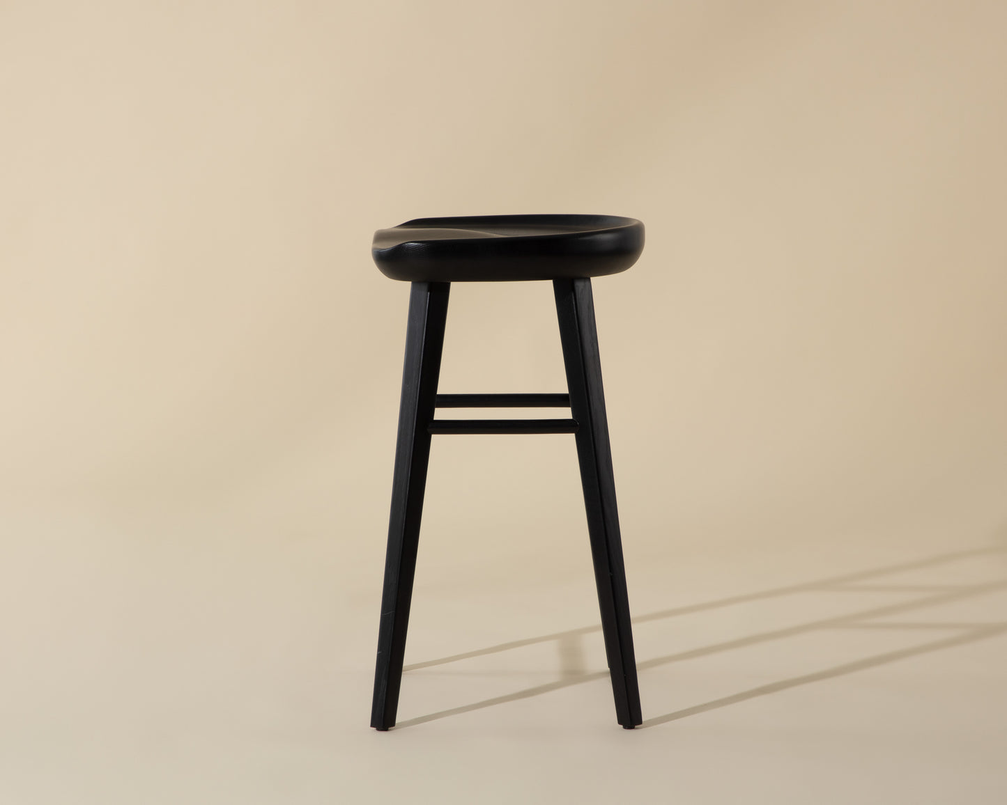 NAHLA DOMINIC COUNTER STOOL - BLACK