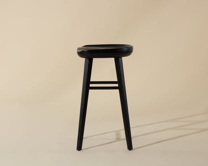 NAHLA DOMINIC COUNTER STOOL - BLACK