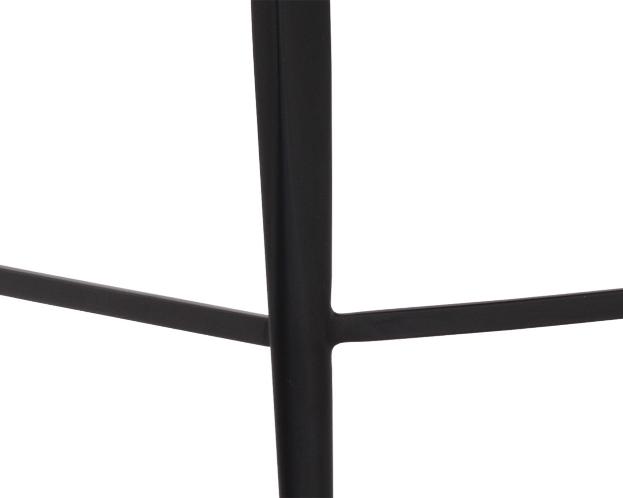NAHLA ASTRA COUNTER STOOL - BLACK - CINNAMON BROWN