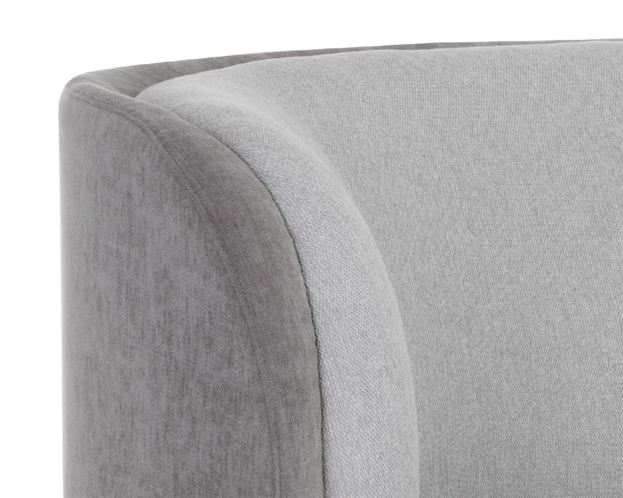 NAHLA JACLYN MODULAR - LEFT ARMCHAIR - EGYPT LIGHT GREY / DANNY MEDIUM GREY