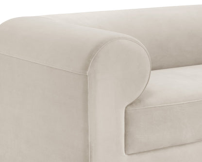 NAHLA IONIC SOFA - MEG TAUPE