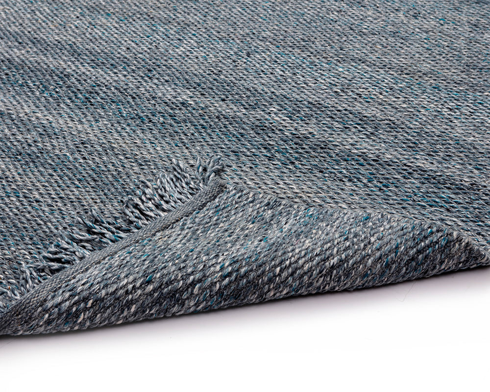 NAHLA LINDAU HAND-WOVEN RUG - TEAL - 8' X 10'