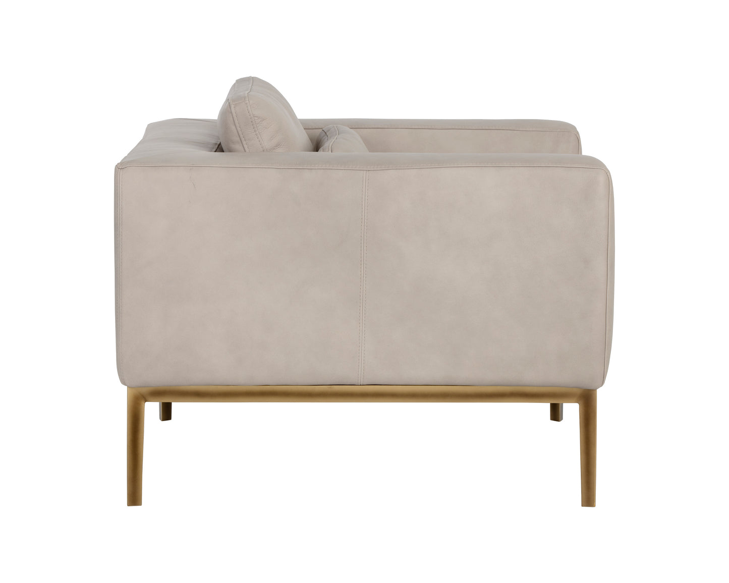 NAHLA BURR ARMCHAIR - BALI BONE LEATHER
