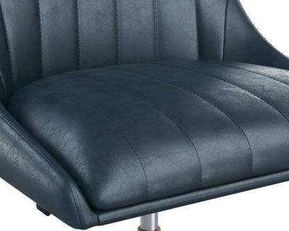 NAHLA HALDEN OFFICE CHAIR - VINTAGE BLUE