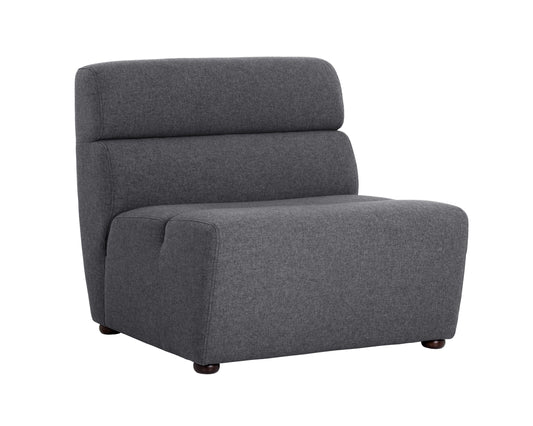 NAHLA CORNELL MODULAR - ARMLESS CHAIR - POLO CLUB KOHL GREY