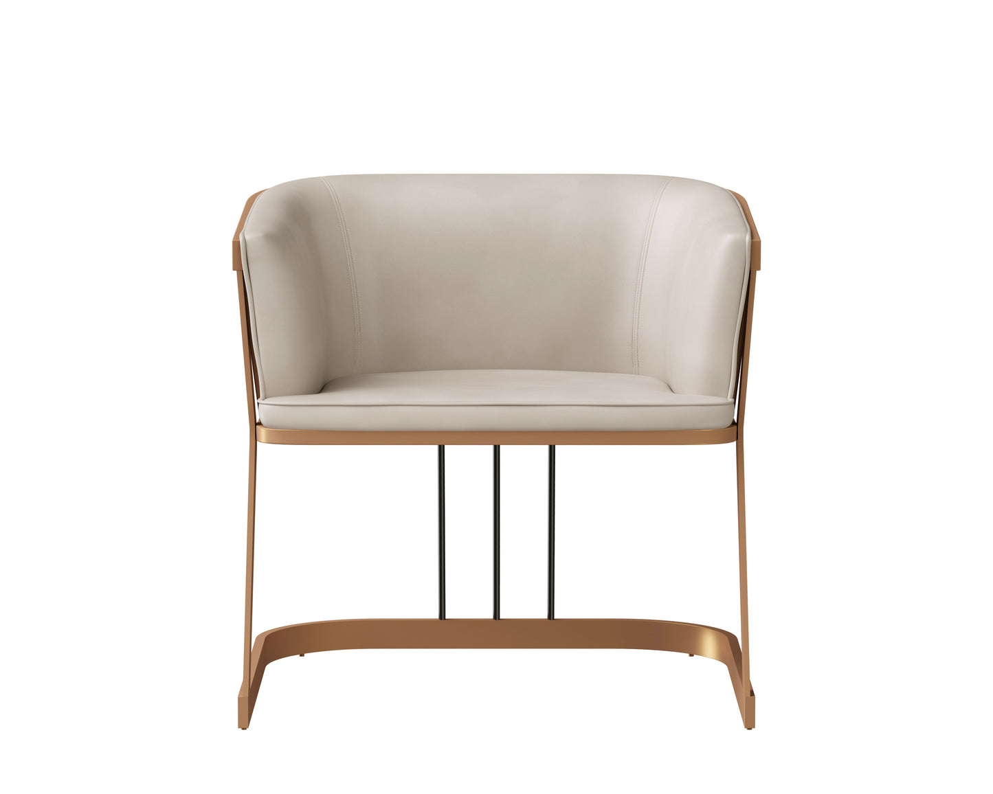 NAHLA CAILY LOUNGE CHAIR - BRAVO CREAM