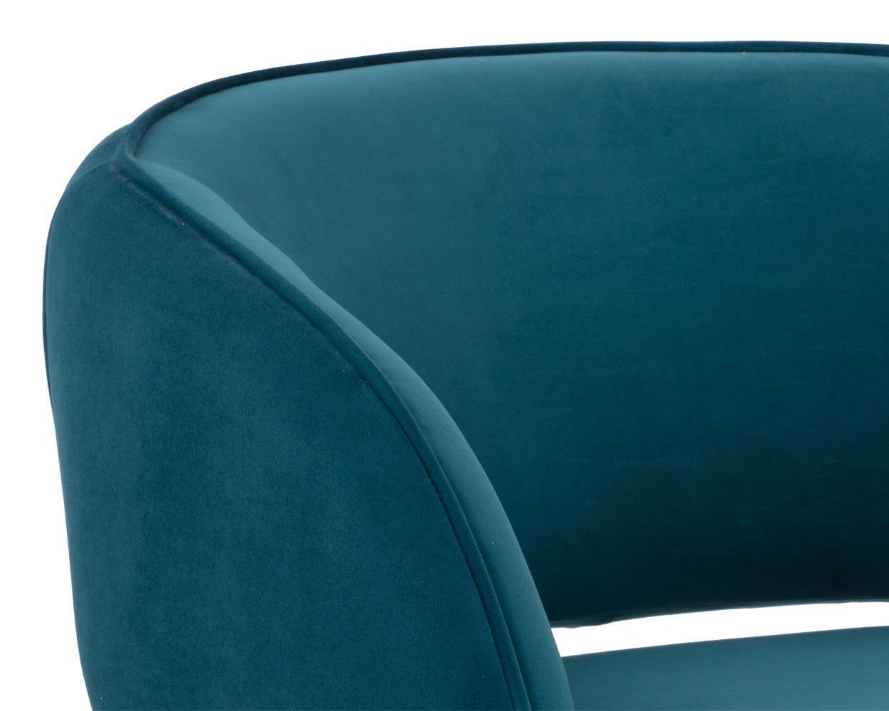 NAHLA ROSALIA LOUNGE CHAIR - TIMELESS TEAL