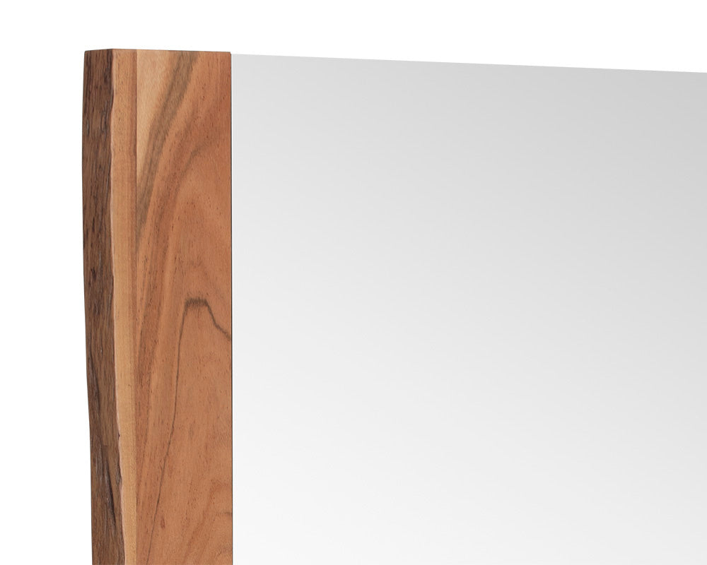 NAHLA FONTANA FLOOR MIRROR - NATURAL