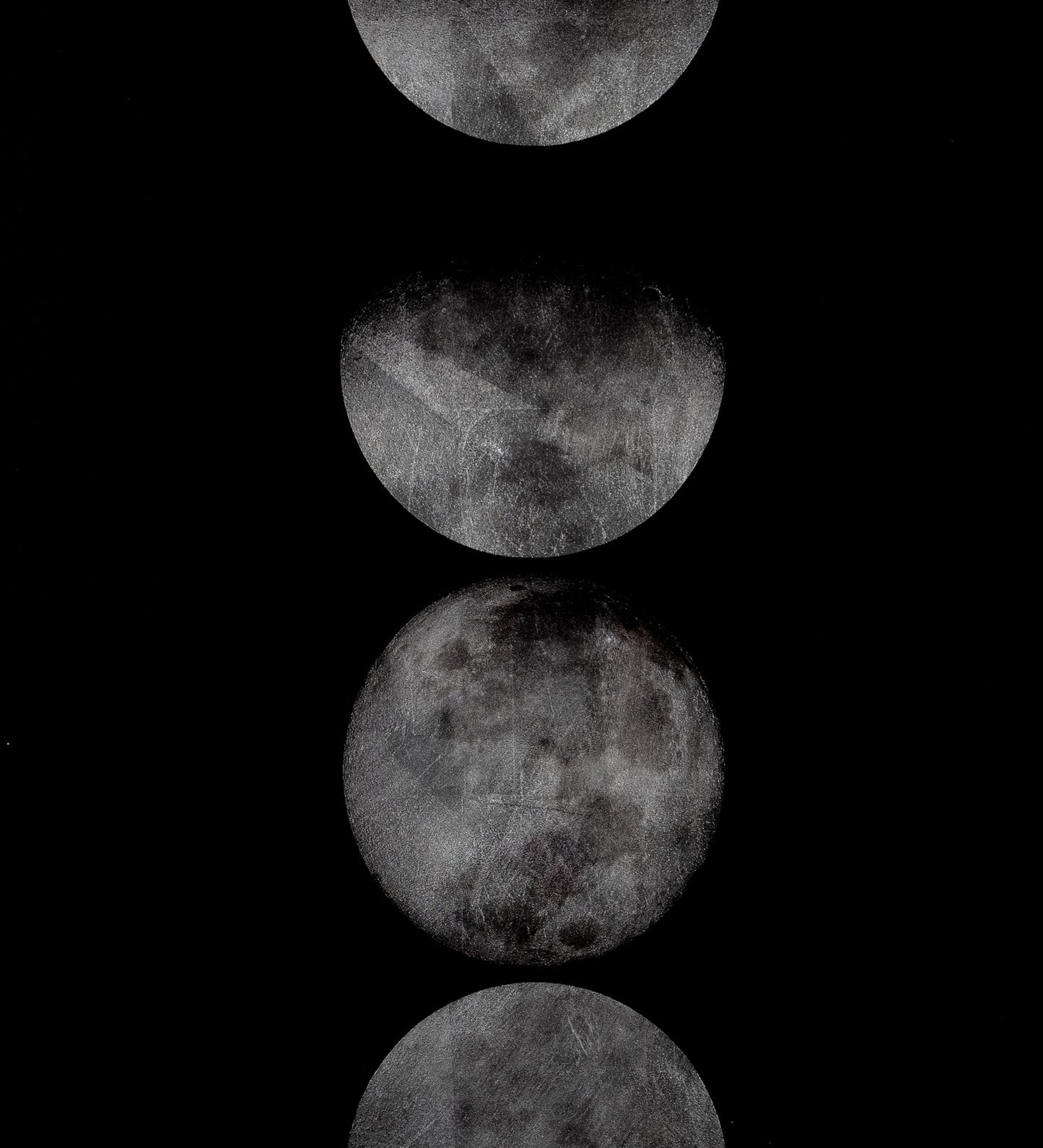 NAHLA MOON PHASES - 72" X 30" - CHARCOAL FRAME