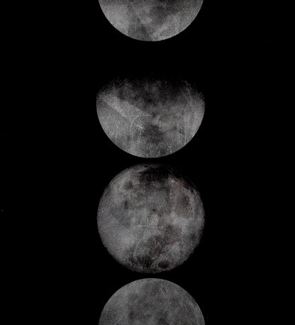NAHLA MOON PHASES - 72" X 30" - CHARCOAL FRAME