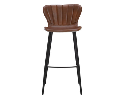 NAHLA ARABELLA BARSTOOL - BRAVO COGNAC / NOVEMBER GREY