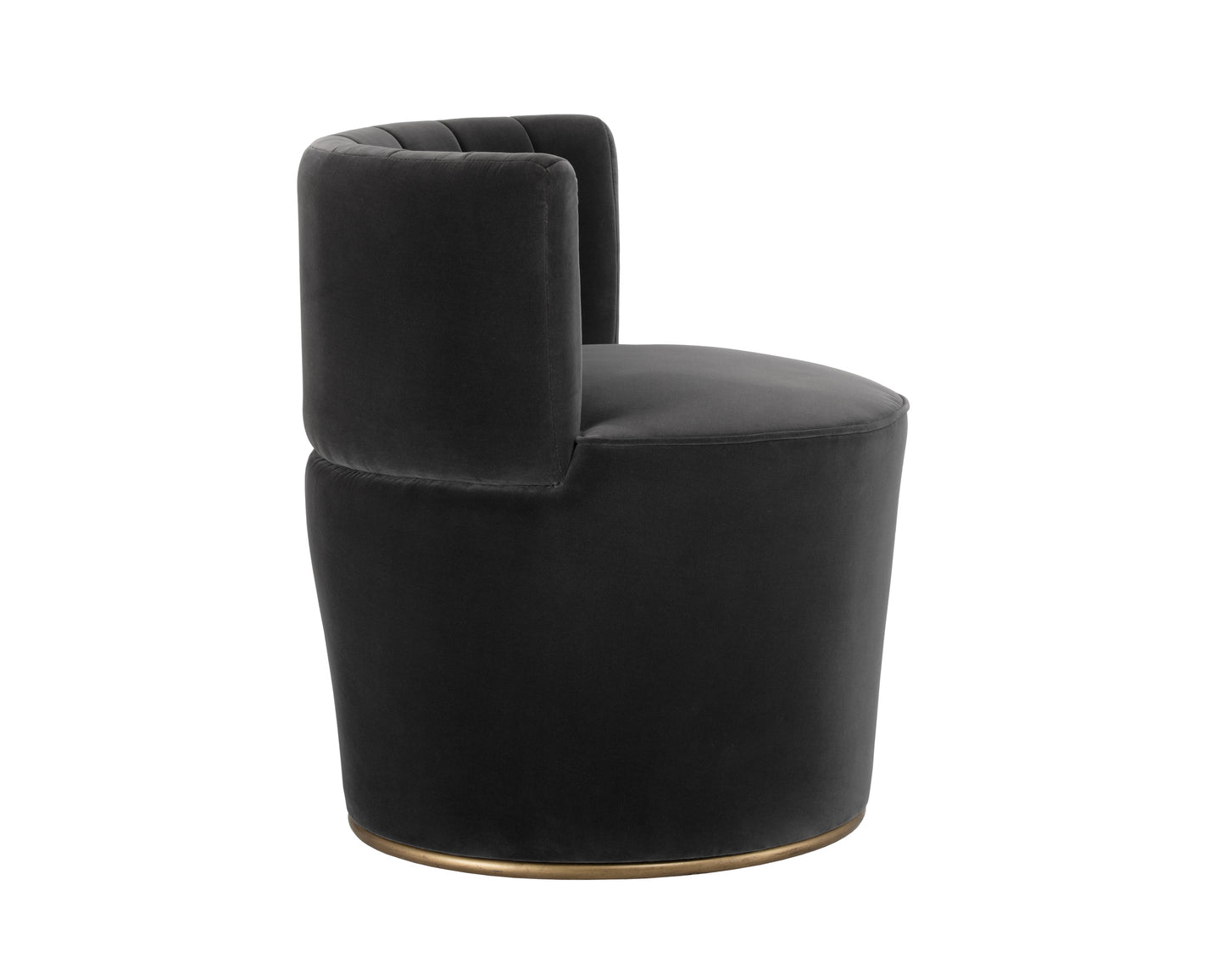 NAHLA AUGUST LOUNGE CHAIR - SHADOW GREY