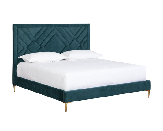 NAHLA ELIZIO BED - KING - DANNY TEAL