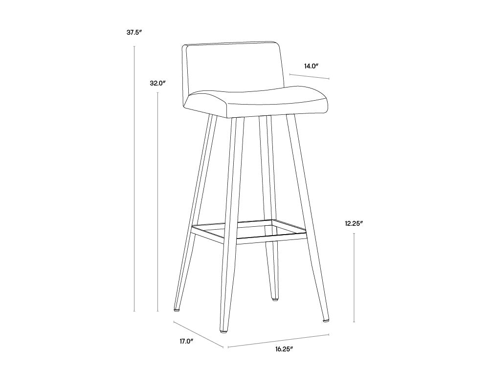 NAHLA DANI BARSTOOL - ONYX