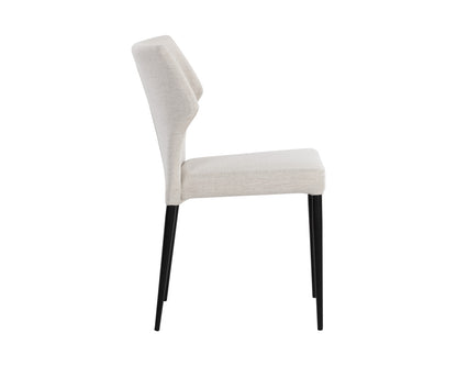 NAHLA JAMES STACKABLE DINING CHAIR - CITY BEIGE