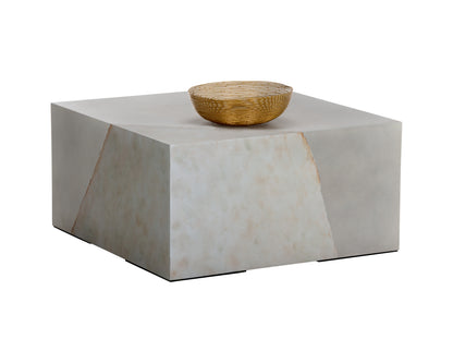 NAHLA KYSON COFFEE TABLE - SILVER