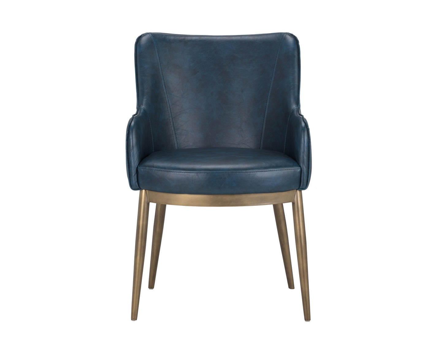 NAHLA FRANKLIN DINING ARMCHAIR - VINTAGE BLUE