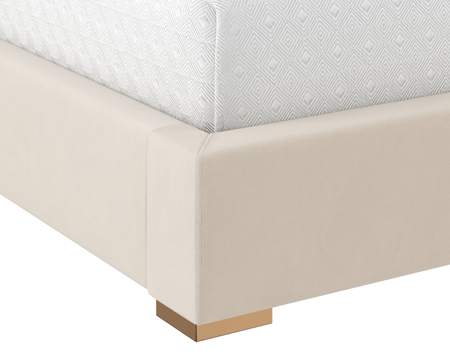 NAHLA ALISHA BED - KING - MEG TAUPE