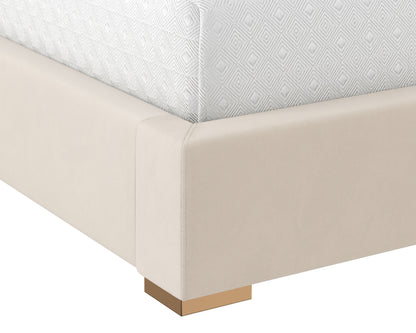 NAHLA ALISHA BED - KING - MEG TAUPE