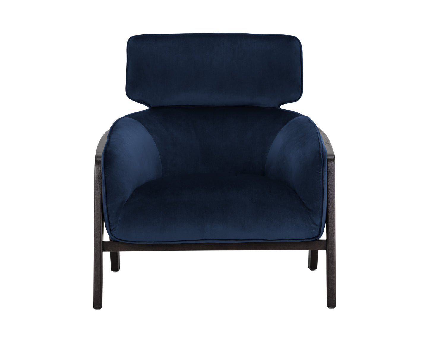 NAHLA MAXIMUS LOUNGE CHAIR - METROPOLIS BLUE