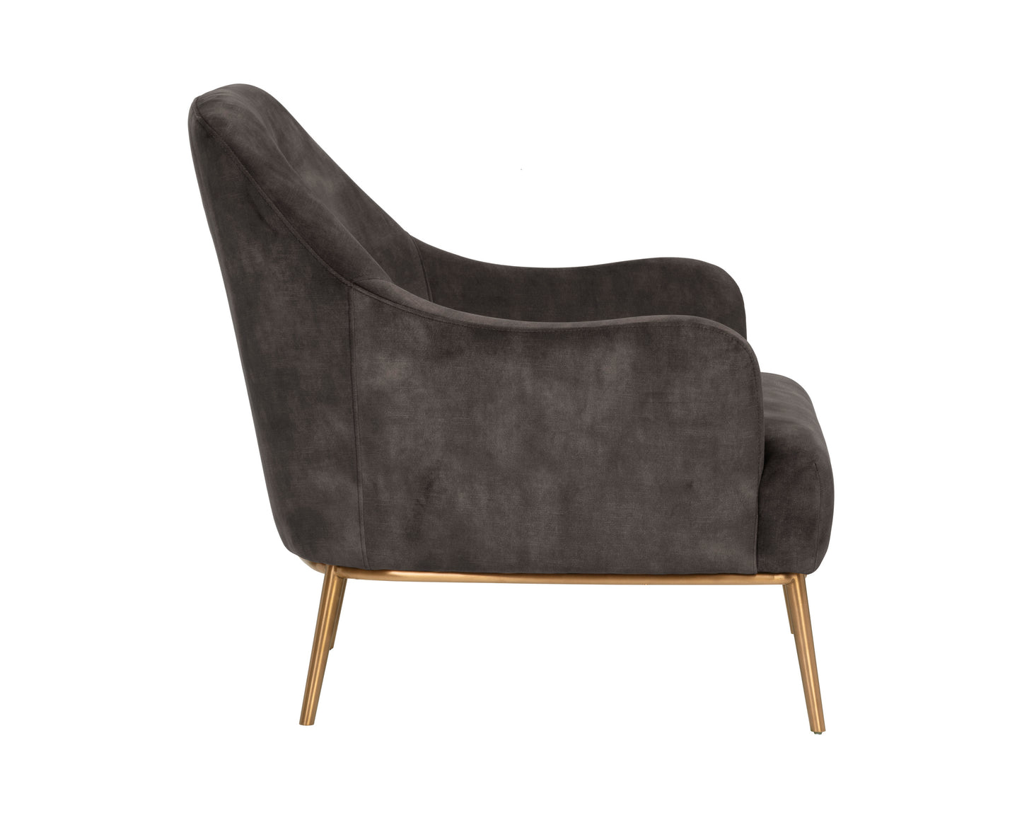 NAHLA CAMERON LOUNGE CHAIR - NONO SHITAKE