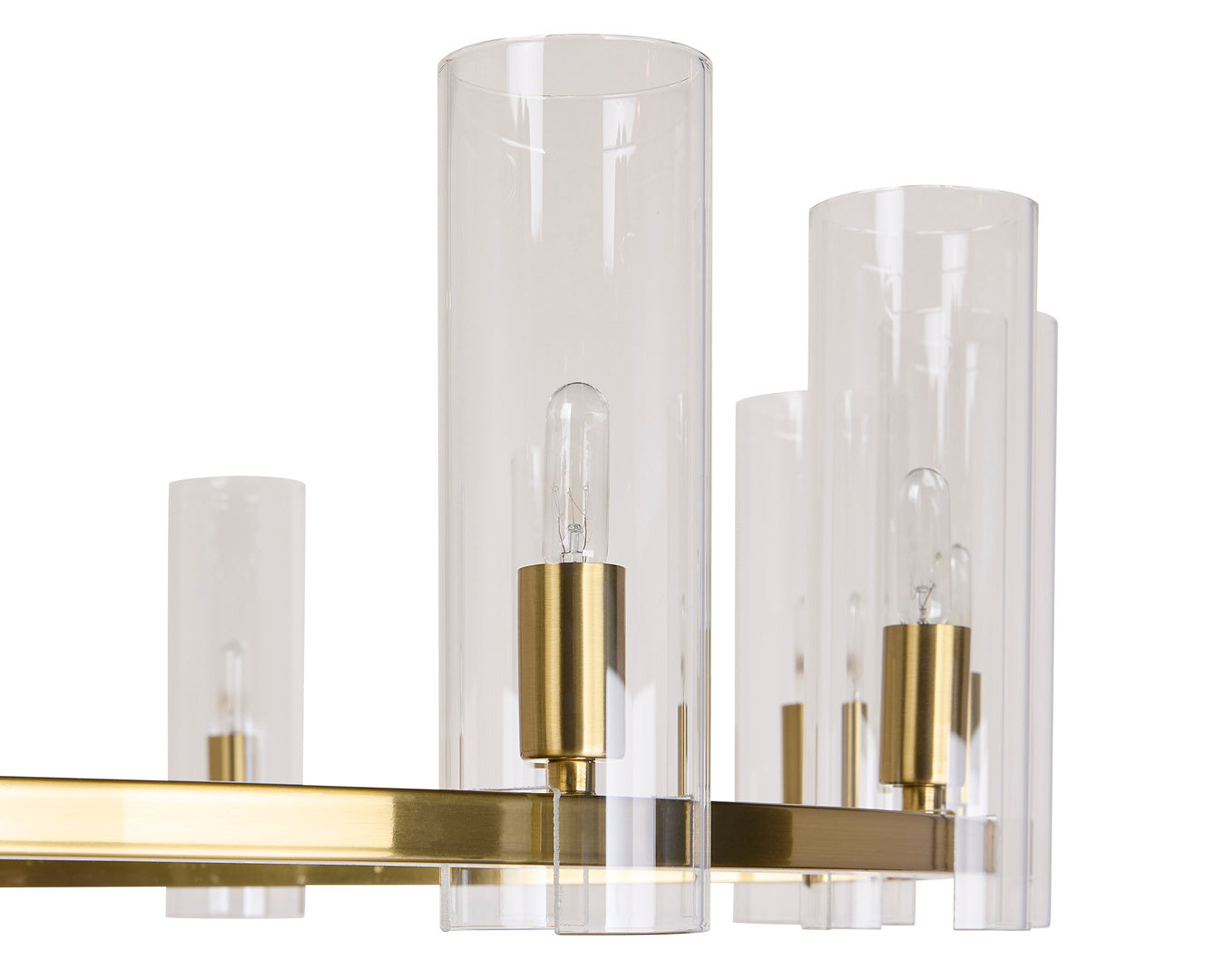 NAHLA CLARABELLE CHANDELIER - LARGE - BRASS