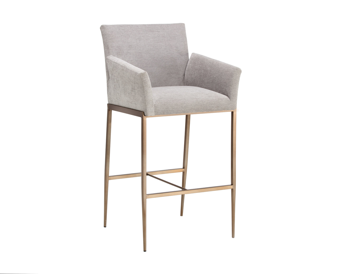 NAHLA GESA BARSTOOL - POLO CLUB STONE