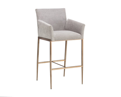 NAHLA GESA BARSTOOL - POLO CLUB STONE
