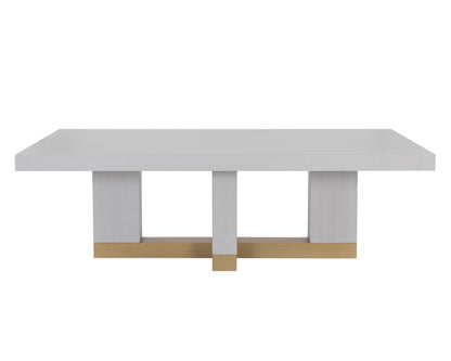 NAHLA GRECO DINING TABLE - GAUNTLET GREY - 94.5"