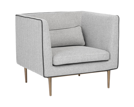 NAHLA BATAVIA ARMCHAIR - BELFAST HEATHER GREY