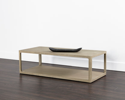 NAHLA DONCASTER COFFEE TABLE - SMOKE GREY