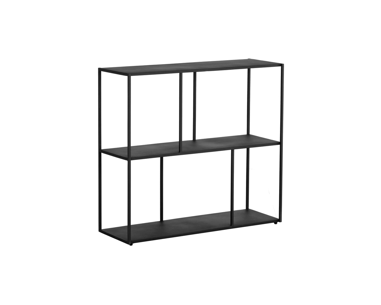 NAHLA EIFFEL LOW BOOKCASE - MEDIUM - BLACK