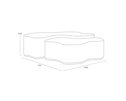 NAHLA BOISE NESTING COFFEE TABLES (SET OF 2)