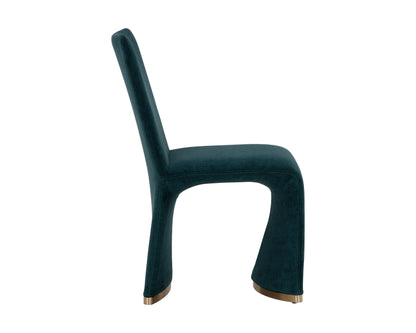 NAHLA ILUKA DINING CHAIR - DANNY TEAL