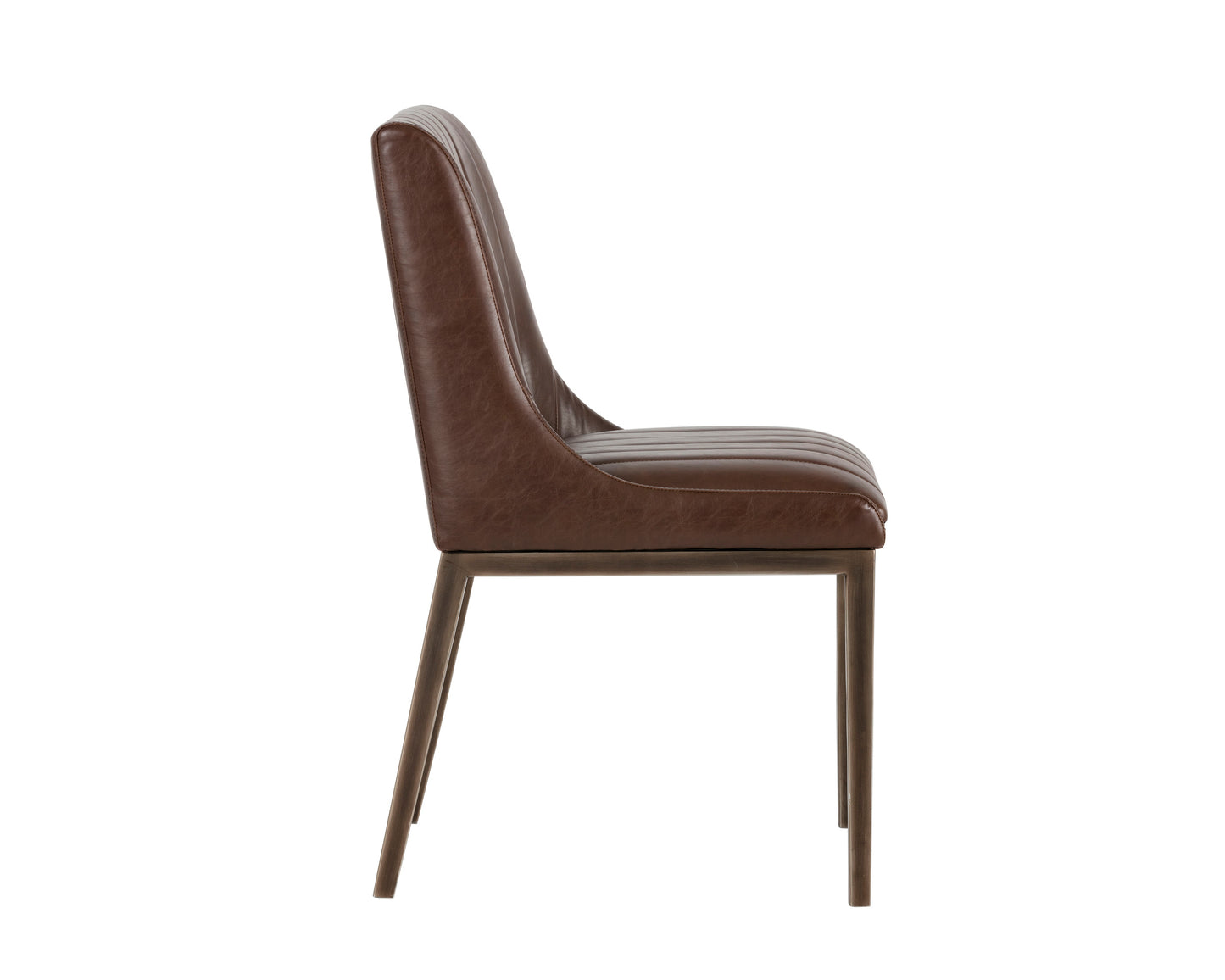 NAHLA HALDEN DINING CHAIR - VINTAGE COGNAC