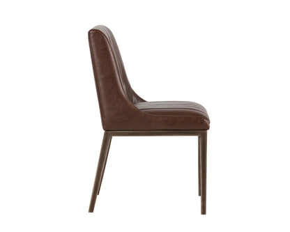 NAHLA HALDEN DINING CHAIR - VINTAGE COGNAC