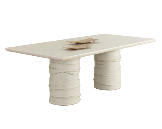 NAHLA ALANYA DINING TABLE - RECTANGULAR - 84"