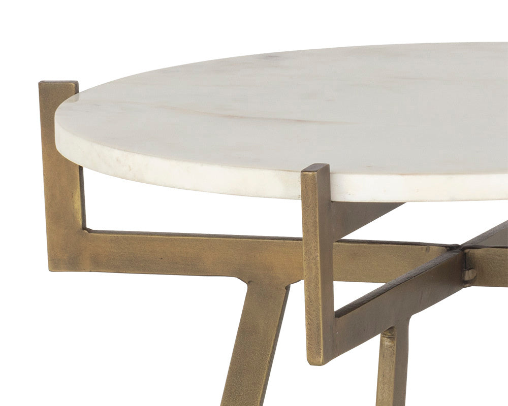 NAHLA ANAK END TABLE - WHITE