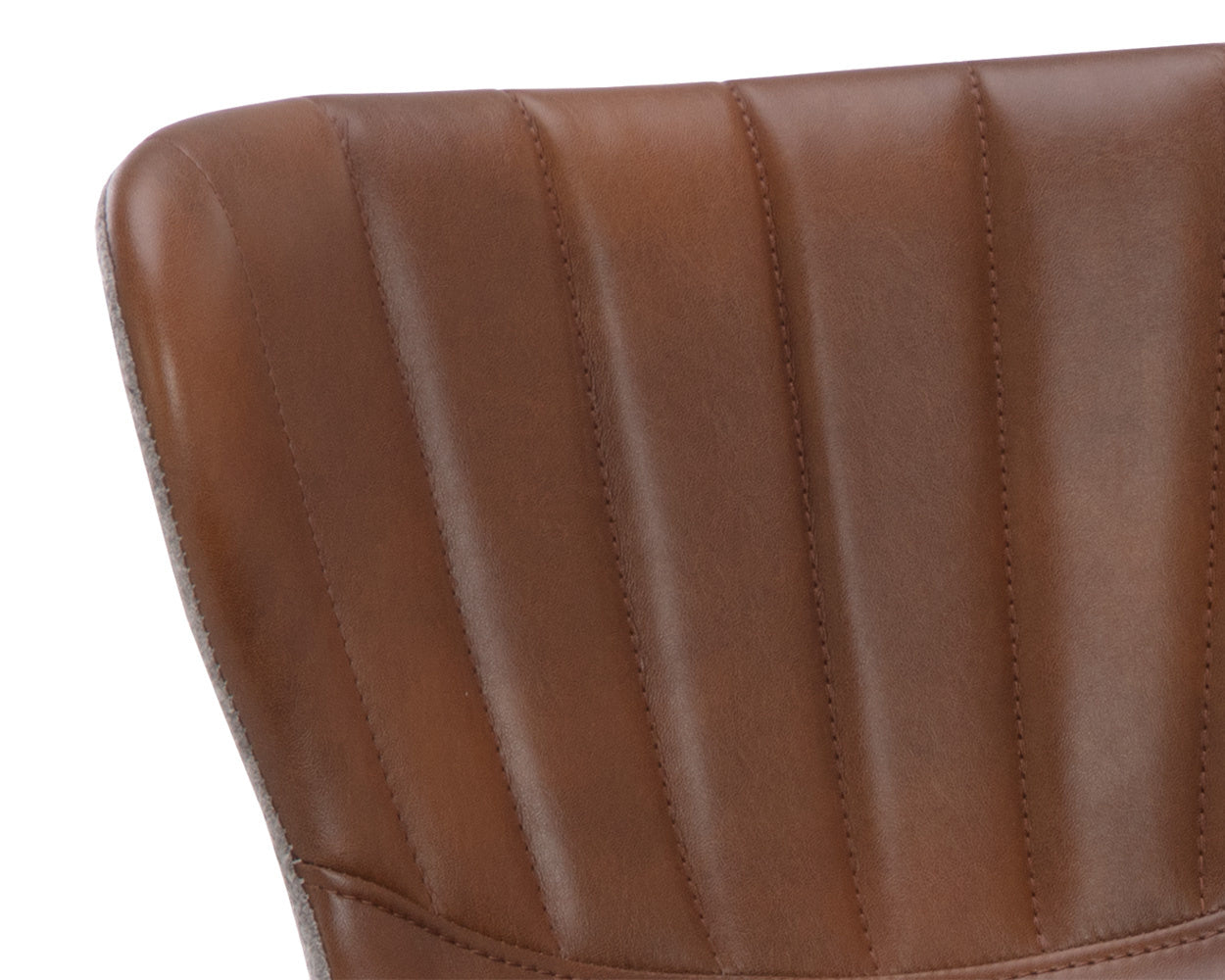 NAHLA ARABELLA COUNTER STOOL - BRAVO COGNAC / NOVEMBER GREY
