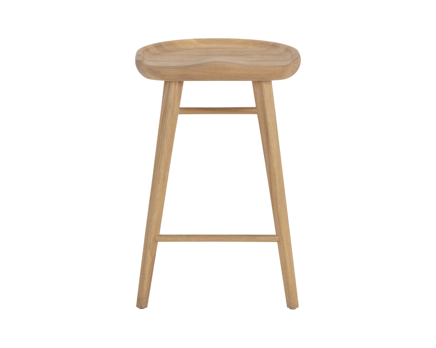 NAHLA DOMINIC COUNTER STOOL - LIGHT OAK