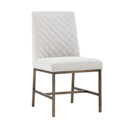 NAHLA LEIGHLAND DINING CHAIR - LIGHT GREY