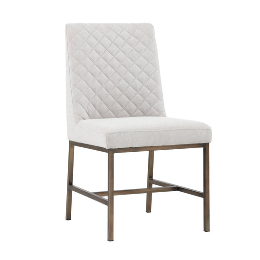 NAHLA LEIGHLAND DINING CHAIR - LIGHT GREY