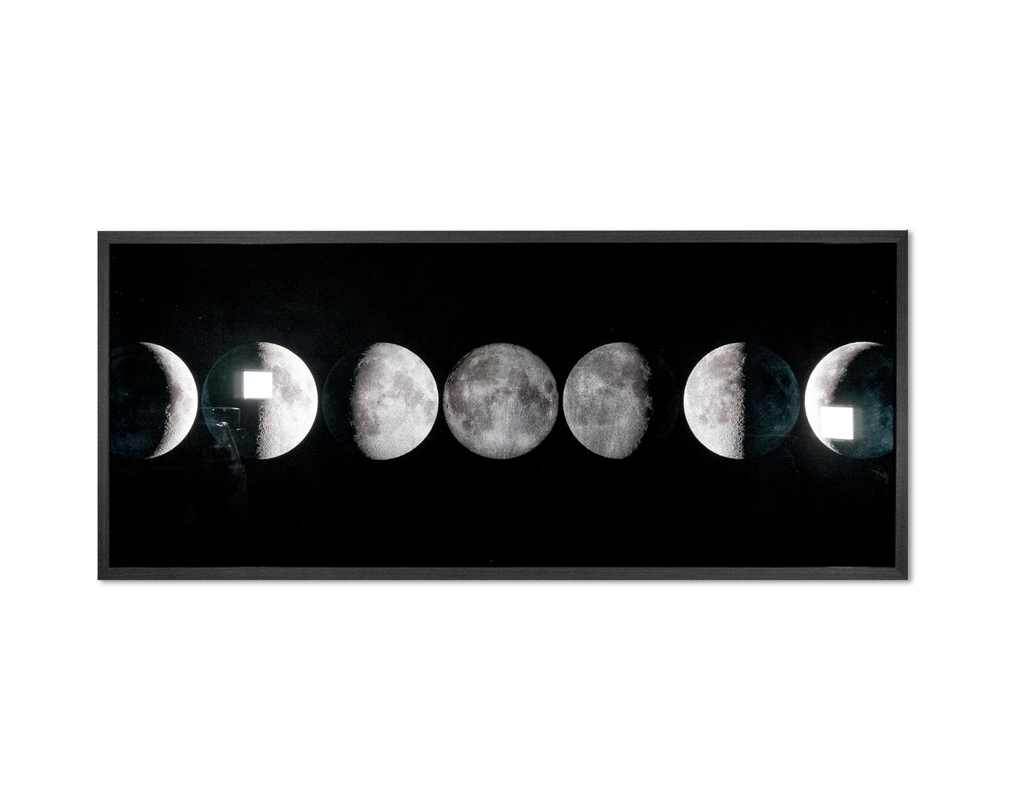 NAHLA MOON PHASES - 72" X 30" - CHARCOAL FRAME