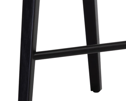 NAHLA DOMINIC COUNTER STOOL - BLACK